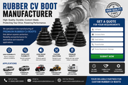 Rubber CV Boot Manufacturer | Durable Custom CV Joint Boots Supplier